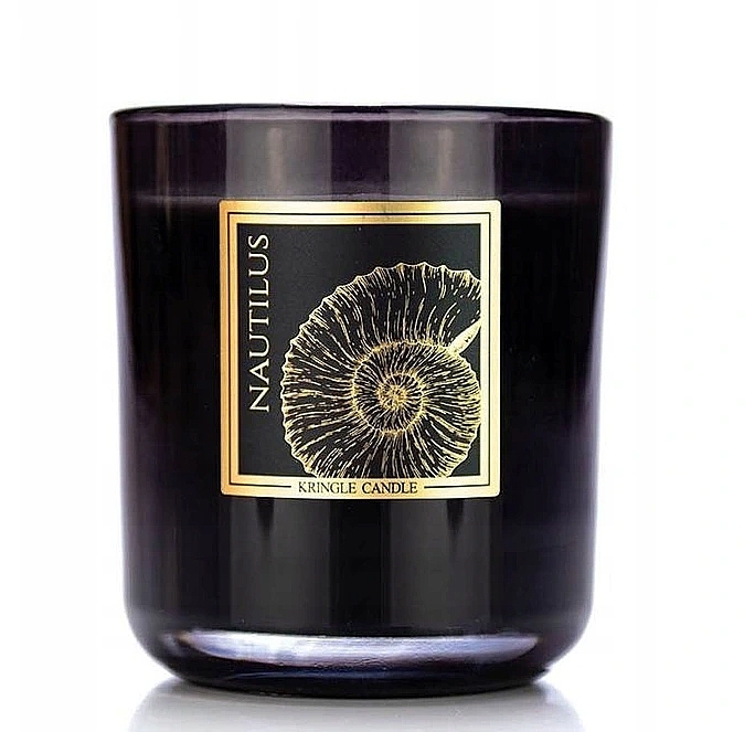 PRZECENA! Świeca zapachowa w szklance - Kringle Candle Nautilus Black Jar Candle * — Zdjęcie N1