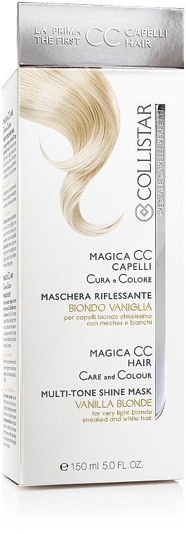 Koloryzująca maska ochronna do włosów farbowanych - Collistar Magica CC Hair Care And Colour — Zdjęcie N2
