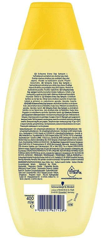 szampon do wszystkich rodzajów włosów - Schwarzkopf Schauma Everyday Care Rumianek — Zdjęcie N4