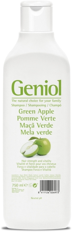 Szampon wzmacniający Zielone jabłko - Geniol Shampoo — Zdjęcie N1