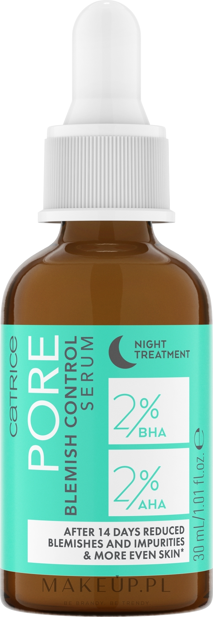 Serum na noc zmniejszające pory - Catrice Pore Blemish Control Serum Night Treatment — Zdjęcie 30 ml