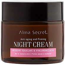 Przeciwzmarszczkowy krem na noc do skóry wrażliwej - Alma Secret Anti-aging and Firming Night Cream — Zdjęcie N1