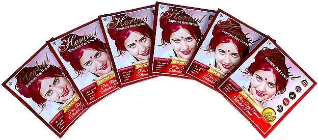 Henna do włosów, czerwona - Herbul Supreme Red Henna — Zdjęcie N3