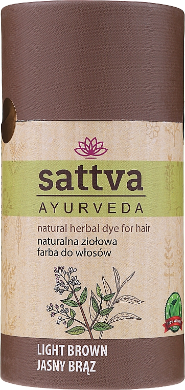 Naturalna ziołowa farba do włosów - Sattva Ayurveda — Zdjęcie N9