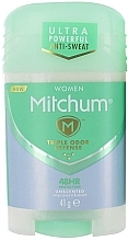 Dezodorant w sztyfcie dla kobiet Bezzapachowy - Mitchum Unscented 48Hr Protection Antiperspirant Deodorant Stick — Zdjęcie N1