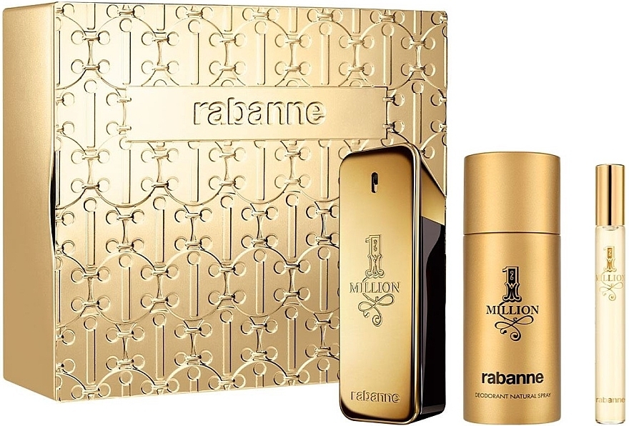 Paco Rabanne 1 Million - Zestaw (edt/100ml + deo/150ml + edt/mini/10ml) — Zdjęcie N1