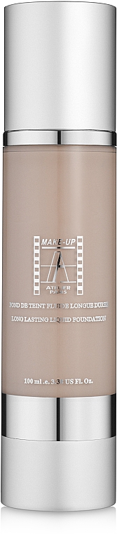 Wodoodporny fluid do twarzy - Make-Up Atelier Paris Waterproof Foundation, 100 ml — Zdjęcie N1