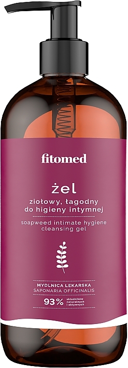 Żel ziołowy do higieny intymnej Mydlnica lekarska - Fitomed Herbal Gel For Intimate Hygiene — Zdjęcie N2