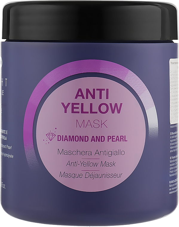 Maska przeciw żółknięciu włosów z fioletowymi pigmentami - Lisap Light Scale Anti Yellow Mask — Zdjęcie N3
