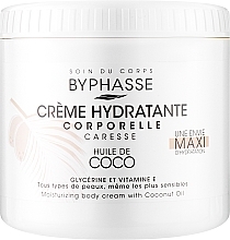 Nawilżający krem do ciała z olejem kokosowym - Byphasse Body Moisturizer Cream With Coconut Oil — Zdjęcie N1