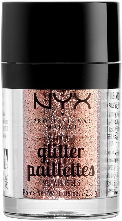 Brokat do twarzy i ciała - NYX Professional Makeup Metallic Glitter — Zdjęcie N1