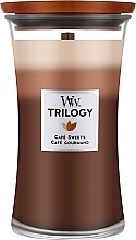 Świeca zapachowa w szkle - Woodwick Trilogy Candle Large Cafe Sweets — Zdjęcie N1