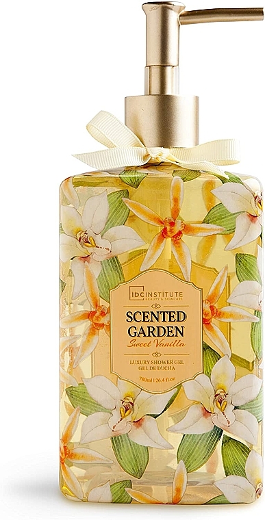 Żel pod prysznic Słodka wanilia - IDC Institute Scented Garden Shower Gel Sweet Vanilla — Zdjęcie N1