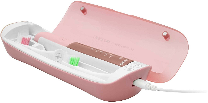 Elektryczna szczoteczka do zębów, różowa, SOC 2200SL - Sencor — Zdjęcie N6