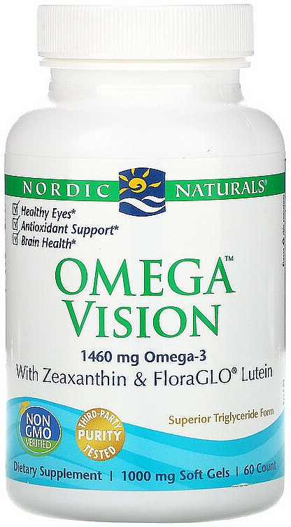 Suplement diety Omega-Vision, 1000 mg - Nordic Naturals Omega Vision — Zdjęcie N1