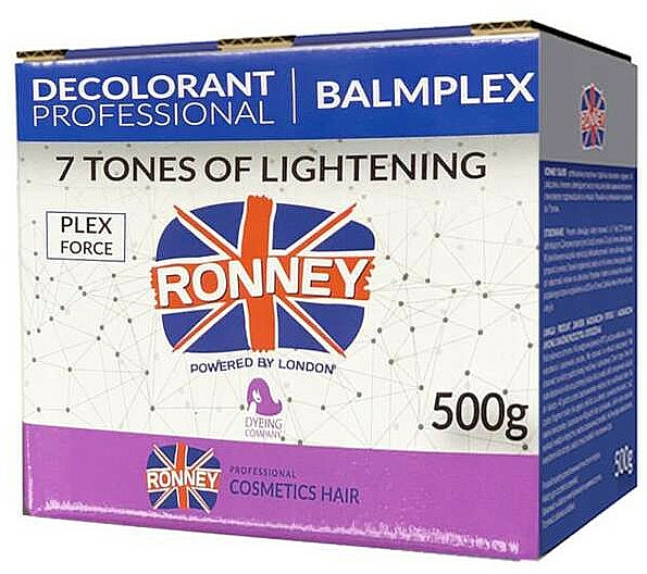 Puder rozjaśniający do włosów do 7 tonów - Ronney Professional BalmPlex 7 Tones Of Lightening — Zdjęcie N1