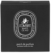 Perfumowana naklejka na ciało - Diptyque Patch De Parfum Perfumed Sticker For Skin L'Ombre Dans L'Eau — Zdjęcie N1