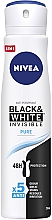 Antyperspirant w sprayu - NIVEA Black & White Invisible Pure Fashion Edition 48H Protection — Zdjęcie N2