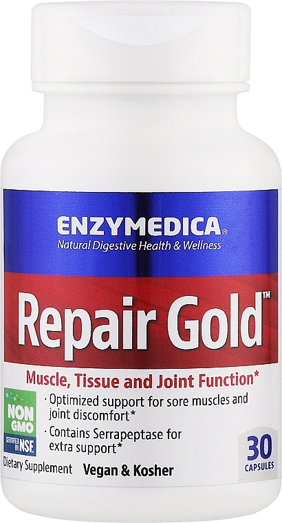 Suplement diety Enzymy dla mięśni, stawów i tkanek - Enzymedica Repair Gold — Zdjęcie N1