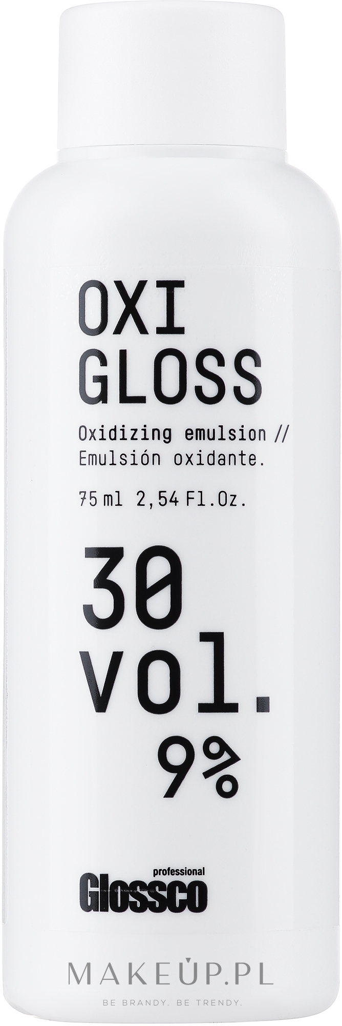 Utleniacz do włosów - Glossco Color Oxigloss 30 Vol  — Zdjęcie 75 ml