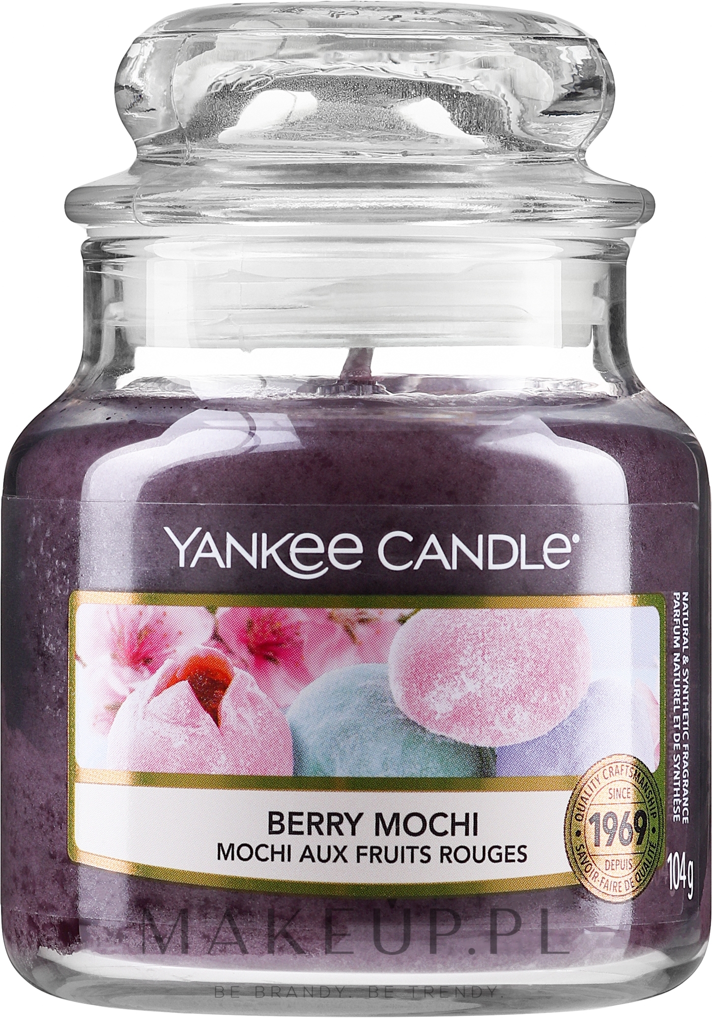 Świeca zapachowa w słoiku - Yankee Candle Berry Mochi Candle — Zdjęcie 104 g