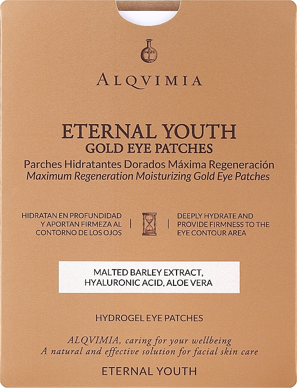 Płatki pod oczy - Alqvimia Eternal Youth Gold Maximum Regeneration Eye Mask — Zdjęcie N1