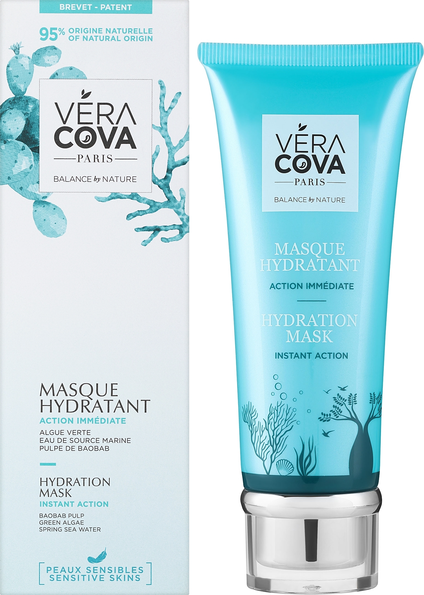 Błyskawicznie nawilżająca maseczka do twarzy - Veracova Instant Action Hydration Mask — Zdjęcie 80 ml