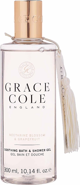 Kojący żel pod prysznic i do kąpieli Kwiat nektarynki i grejpfrut - Grace Cole Boutique Nectarine Blossom & Grapefruit — Zdjęcie N1