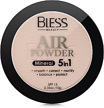 Puder w kompakcie do twarzy - Bless Beauty 5in1 Mineral Air Powder SPF 15 — Zdjęcie N2