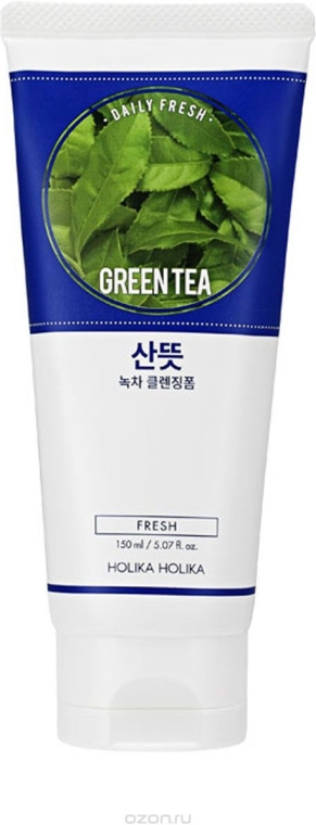 Pianka do mycia Zielona herbata - Holika Holika Daily Fresh Green Tea Cleansing Foam
