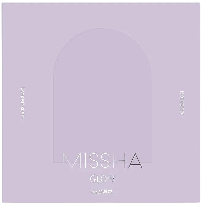 Cushion do twarzy + wymienna jednostka - Missha Glow Layering Fit Cushion SPF50+/PA++++ — Zdjęcie N3