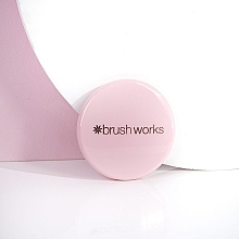 Lustro kieszonkowe, różowe - Brushworks Compact Mirror — Zdjęcie N6