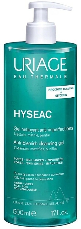 Żel oczyszczający - Uriage Hyseac Anti-blemish Cleansing Gel (z dozownikiem) — Zdjęcie N1