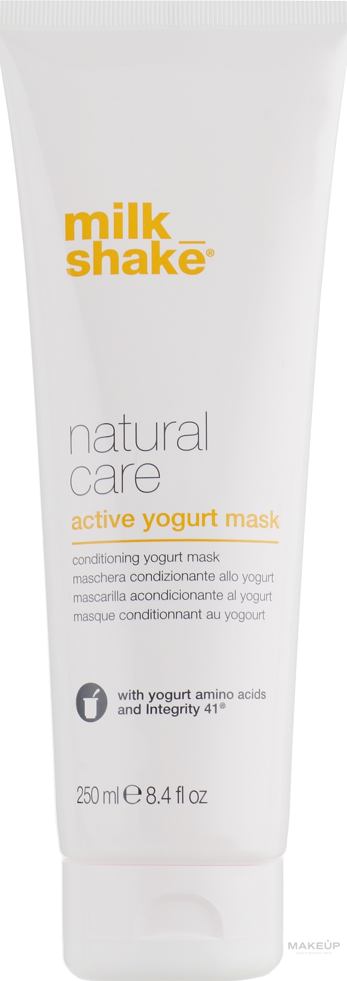 Aktywna maska jogurtowa do włosów - Milk Shake Natural Care Active Yogurt Mask — Zdjęcie 250 ml