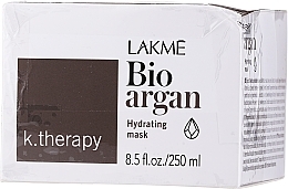 PRZECENA! Nawilżająca maska do włosów ze 100% organicznym olejem arganowym - Lakmé K.Therapy Bio-Argan Mask * — Zdjęcie N1