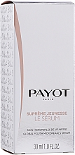 Przeciwstarzeniowe serum do twarzy - Payot Supreme Jeunesse Serum — Zdjęcie N1