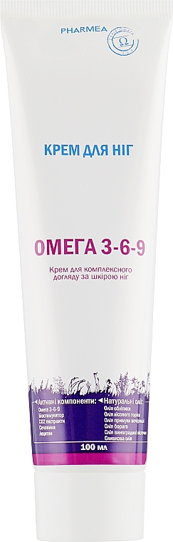 Krem do stóp - Pharmea Omega 3-6-9 — Zdjęcie N2