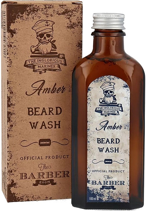 Szampon do mycia brody - The Inglorious Mariner Amber Anti Pollution Beard Wash