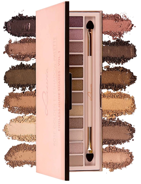 Paleta cieni do powiek - Luvia Cosmetics Endless Nude Shades Eyeshadow Palette — Zdjęcie N2