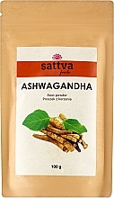 Suplement diety, Ashwagandha, proszek - Sattva Ayurveda Ashwagandha Powder — Zdjęcie N1