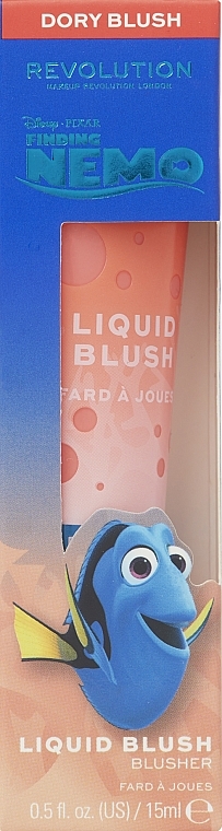 Róż do policzków - Makeup Revolution Disney & Pixar’s Finding Nemo Liquid Dory Blush — Zdjęcie N4