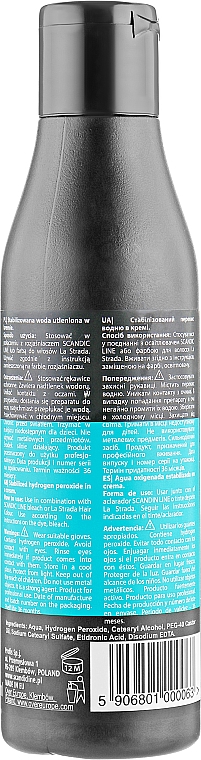 Utleniacz do włosów - Profis Scandic Line Oxydant Creme 9% — Zdjęcie N2