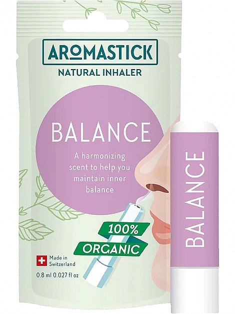 Inhalator aromatyczny Balans - Aromastick Balance Natural Inhaler — Zdjęcie N1