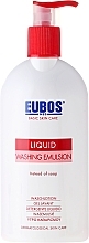 PRZECENA! Bezalkaiczna emulsja myjąca do ciała - Eubos Med Basic Skin Care Liquid Washing Emulsion Red * — Zdjęcie N6