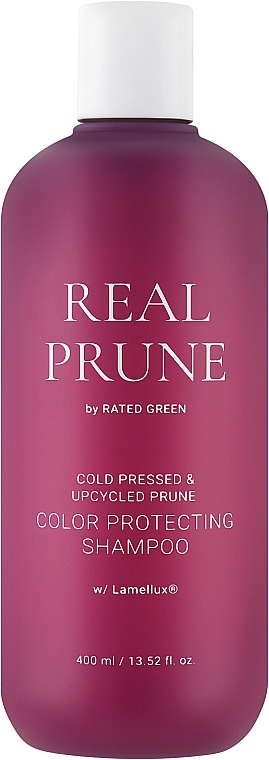 Szampon do ochrony koloru włosów farbowanych z ekstraktem ze śliwki - Rated Green Real Prune Color Protecting Shampoo — Zdjęcie N1