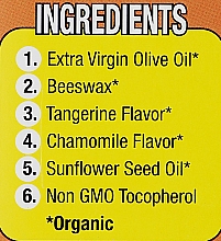 Zestaw balsamów do ust z ekstraktem mandarynki i rumianku - Sierra Bees (lip/balm/4x4,25g) — Zdjęcie N3