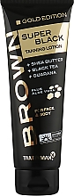 Kup Balsam wzmacniający opaleniznę z guaraną, masłem shea i ekstraktem z czarnej herbaty - Tannymax Brown Super Black Tanning Lotion For Face & Body