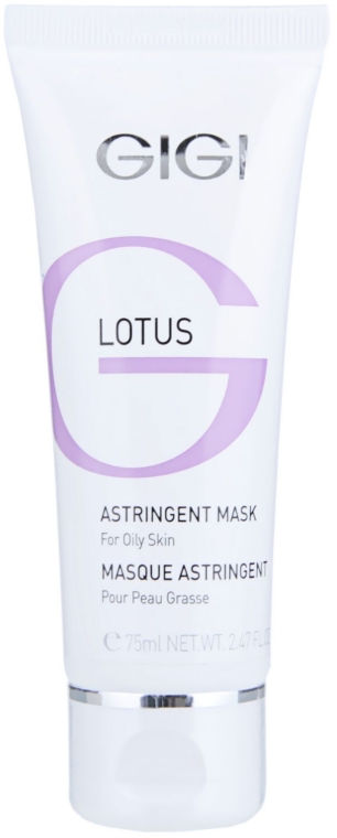 Ujędrniająca maska do skóry tłustej - Gigi Lotus Astringent Mask