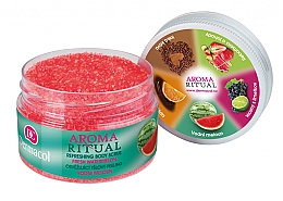 Zestaw - Dermacol Aroma Ritual Fresh Watermelon Set (sh/gel 250 ml + b/scr 200 g) — Zdjęcie N3