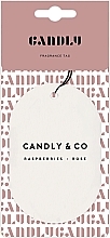 Kup Zawieszka zapachowa - Candly & Co No.7 Raspberries Rose Fragrance Tag